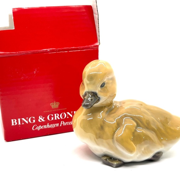 Bing & Grondahl Limited to 1997 Figurine Duckling Gosling Copenhagen Porcelain - Picture 2 of 7